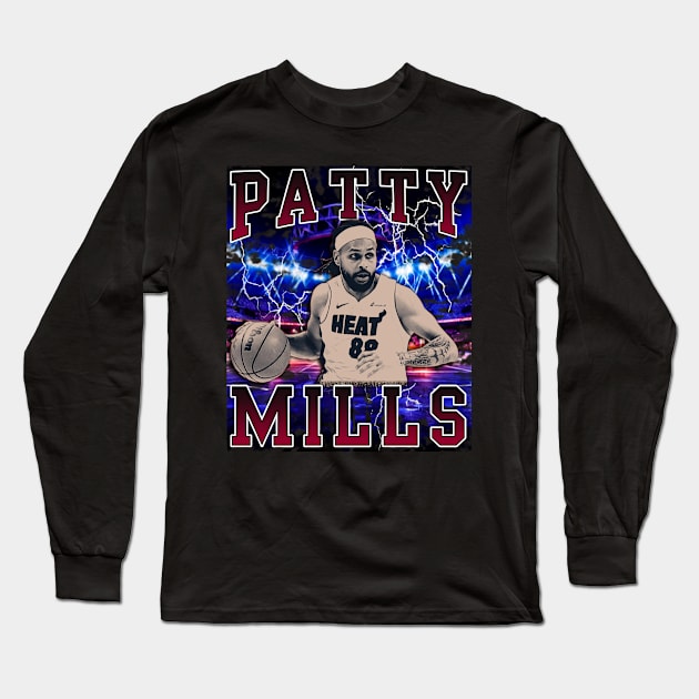 Patty Mills Long Sleeve T-Shirt by Gojes Art